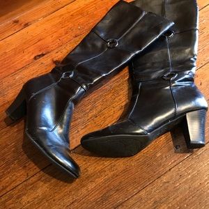 Life Stride Black Boots 8 1/2 M